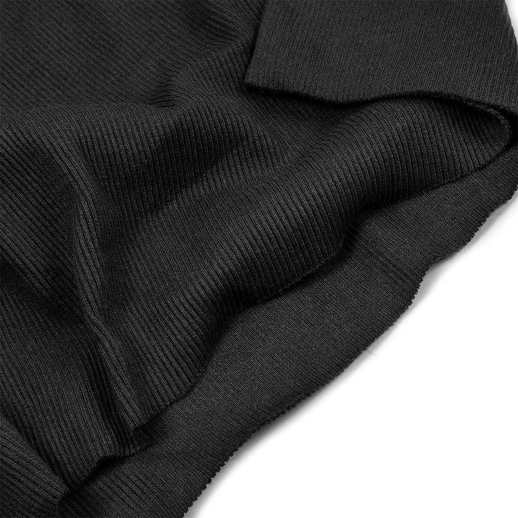 Ткань трикотаж Кашкорсе с лайкрой, 3 м x 120 см, 220 г/м², цвет: черный, TBY — картинка 4