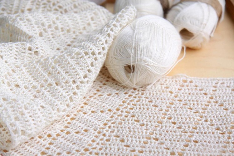 Пряжа Пехорка Крапивная (05), голубой, 5 шт. по 50 г — картинка 3