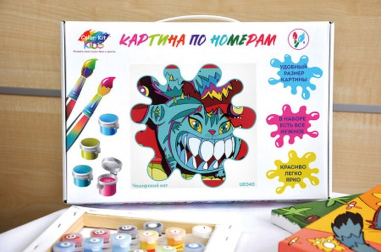 Картина по номерам «Чеширский кот» — картинка 2