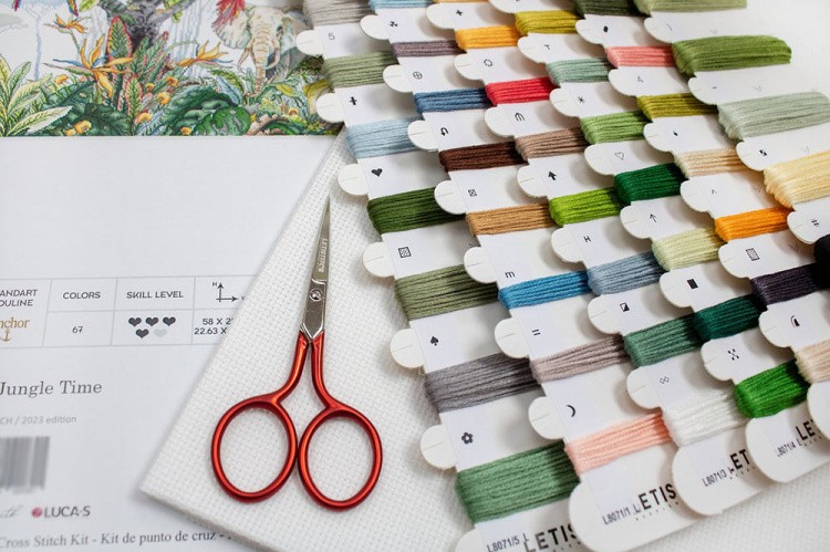 Набор для вышивания «Jungle Time (Время джунглей)» — картинка 4