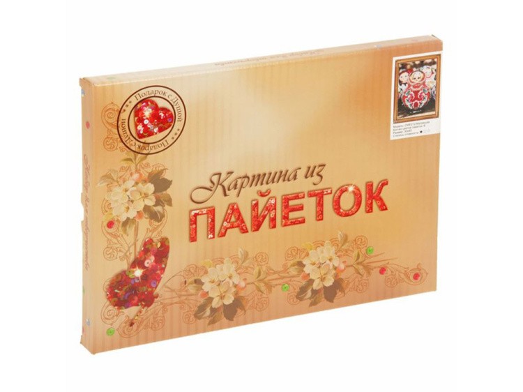 Мозаика из пайеток «Матрешка» — картинка 4