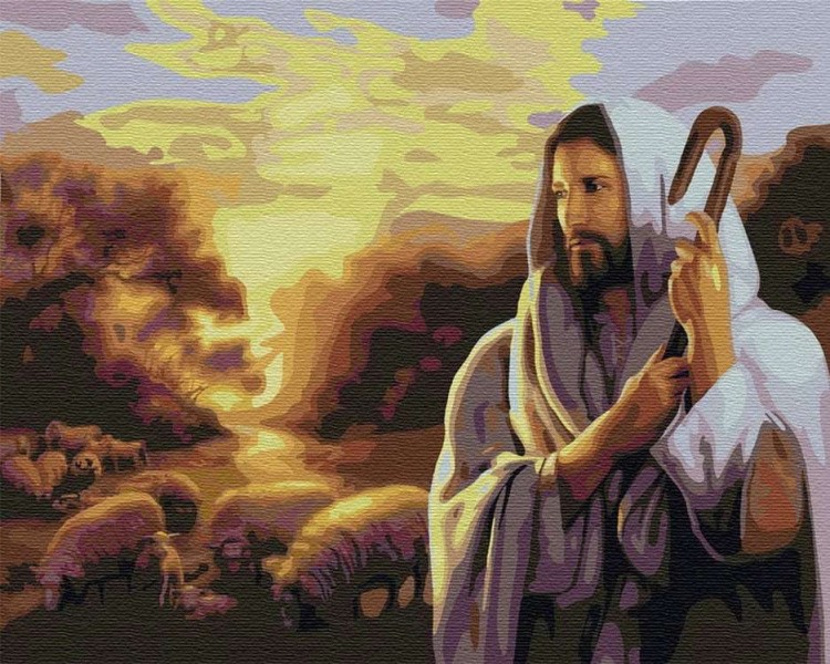 Картина по номерам «Иисус»