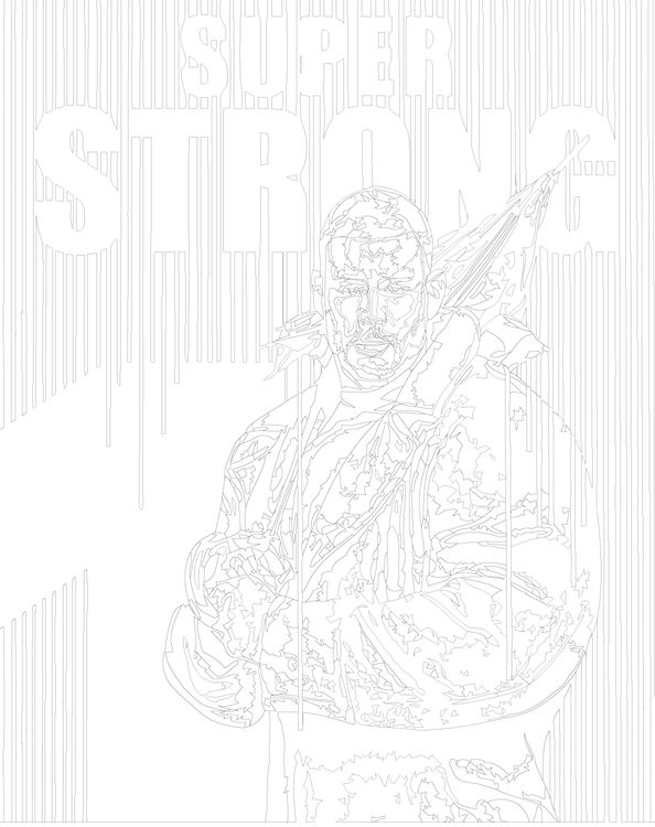 Картина по номерам «Академия Амбрелла: Лютер Харгривз - Том Хоппер» — картинка 3