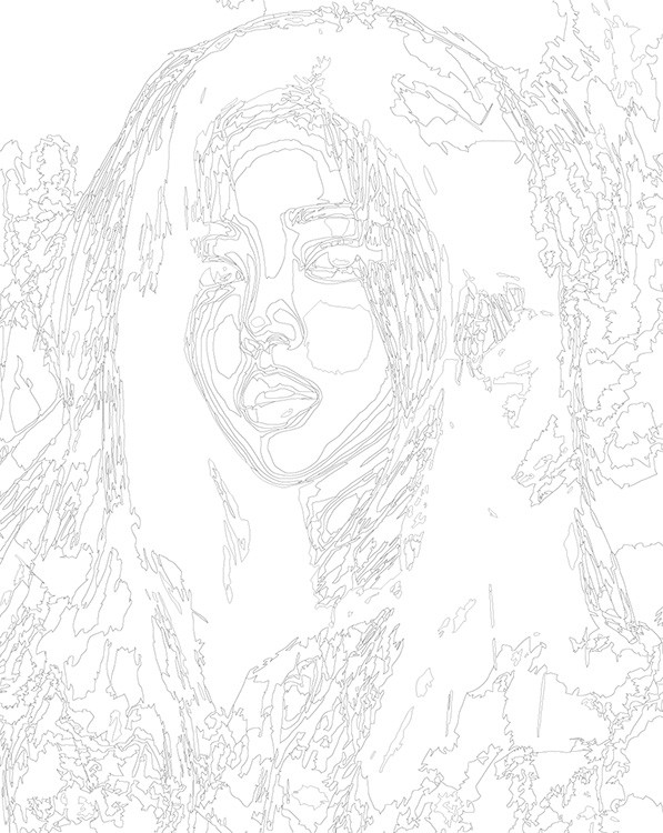 Картина по номерам «K-POP кпоп BlackPink: Ким Джису арт» — картинка 3