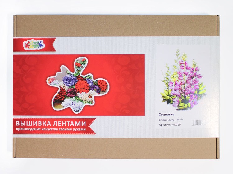 Вышивка лентами «Соцветие» — картинка 10