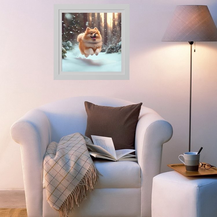 Картина по номерам «Померанский шпиц» — картинка 3