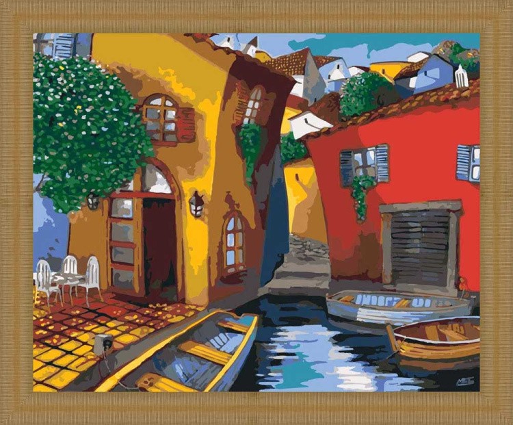 Картина по номерам «Улочки Венеции» — картинка 3