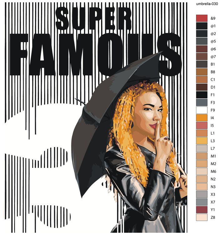 Картина по номерам «Академия Амбрелла: Эллисон Харгривз - Эмми Рэвер-Лэмпман 2» — картинка 2