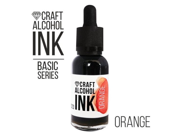 Алкогольные чернила апельсин (Orange) 30 мл, Craft Alcohol INK