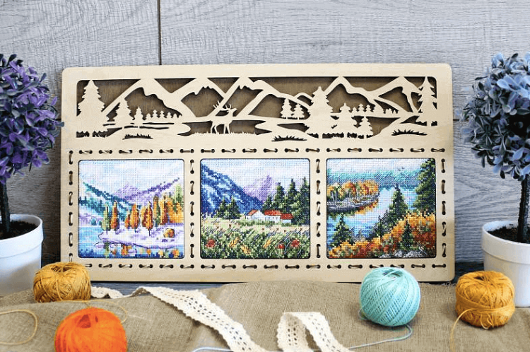 Рамка «Горы», тройная — картинка 2