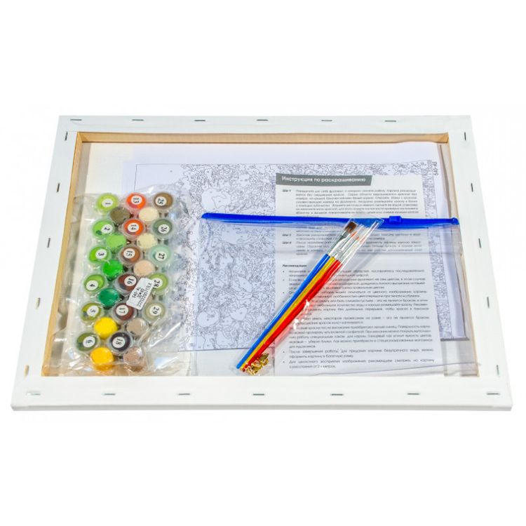 Картина по номерам «Дачное поле» — картинка 3