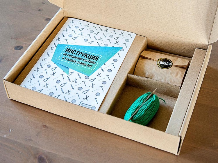 Набор для творчества STRING ART «Дом» — картинка 5