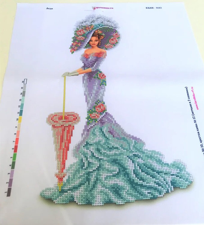 Набор вышивки бисером «Леди» — картинка 4