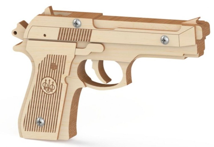 Конструктор из дерева «Резинкострел Беретта», Древо игр — картинка 2