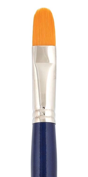 Кисть синтетика «Gallery» №18, овальная, 5 шт., длинная ручка, Vista-Artista — картинка 2