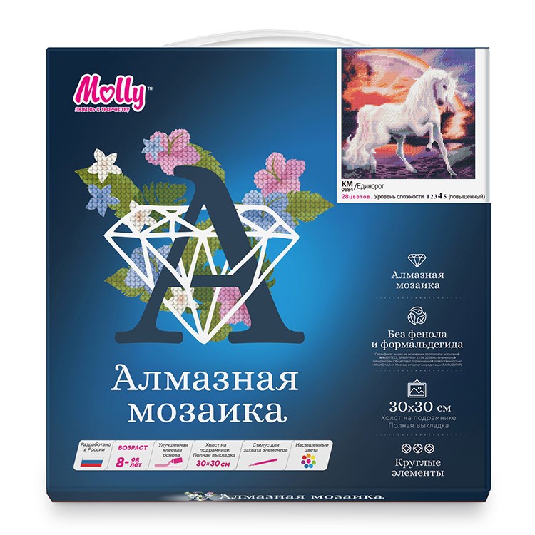Алмазная вышивка «Единорог» — картинка 3