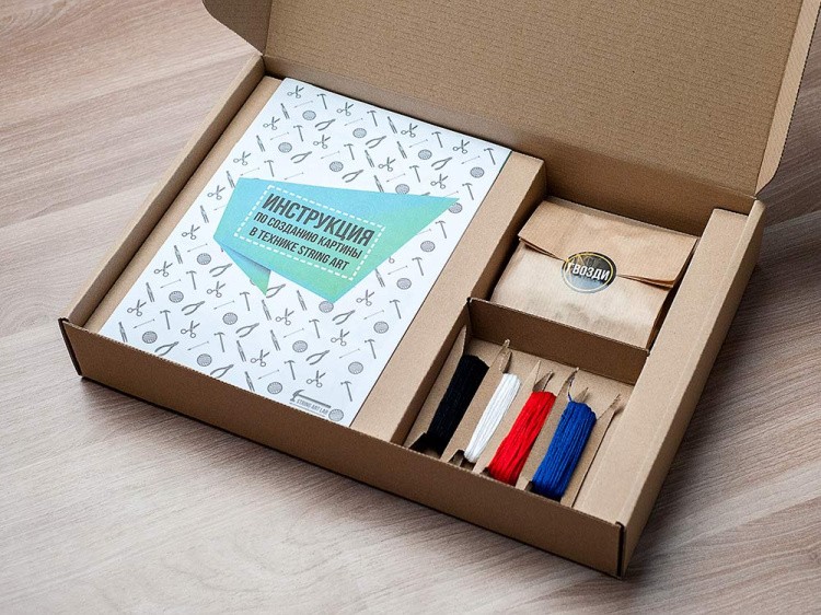 Набор для творчества STRING ART «Губы» — картинка 3