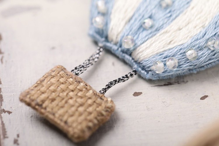 Набор для вышивания «Брошь. Воздушный шар» — картинка 4