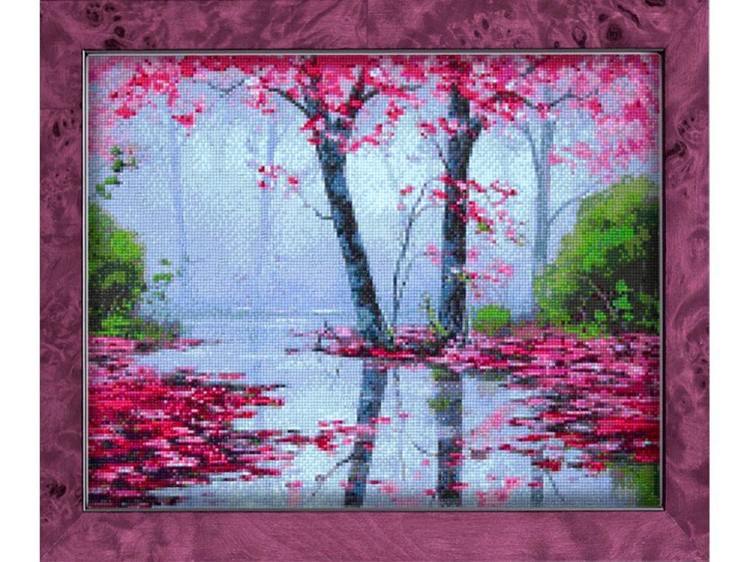 Алмазная вышивка «Цвета осени» — картинка 3