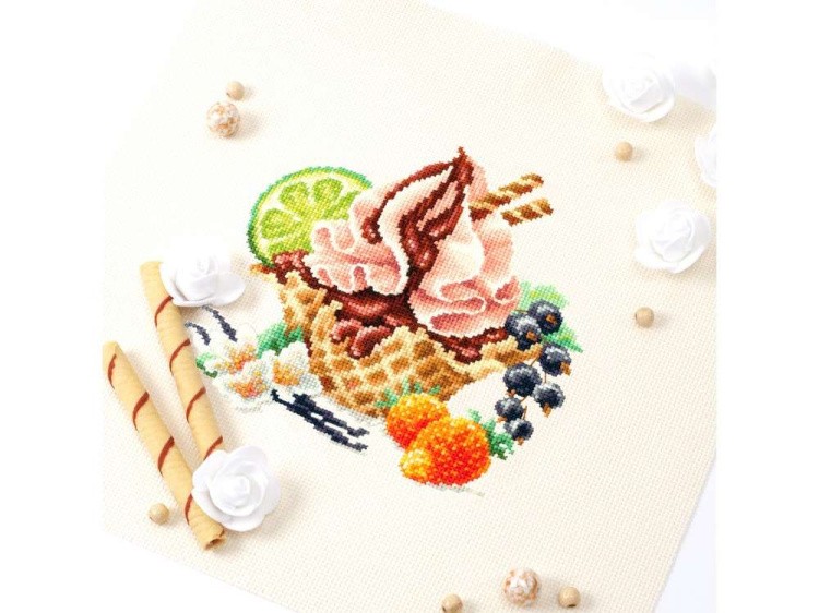 Набор для вышивания «Ванильное мороженое» — картинка 4