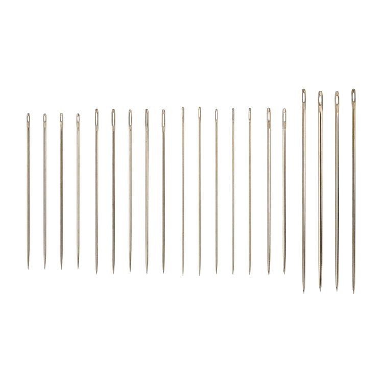 Иглы для шитья ручные набор №5 для ручного шитья 20 шт., Gamma — картинка 2