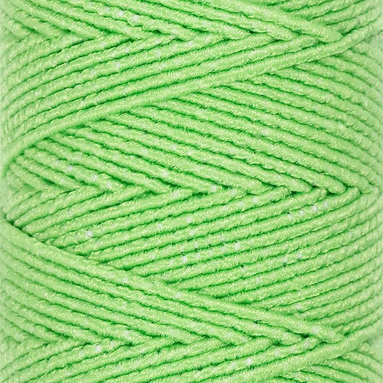 Нитки «спандекс», 60% латекс, 40% полиэстер, 10 шт. по 25 м, цвет: №203 ярко-салатовый, Gamma — картинка 2