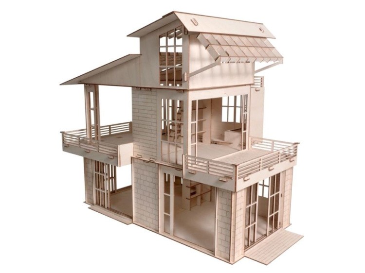 Конструктор деревянный «Кукольный дом», Lemmo — картинка 8