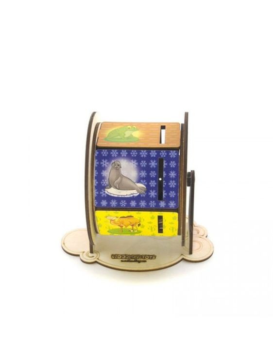 Развивающее пособие из дерева «Барабан. Кто где живёт» — картинка 3