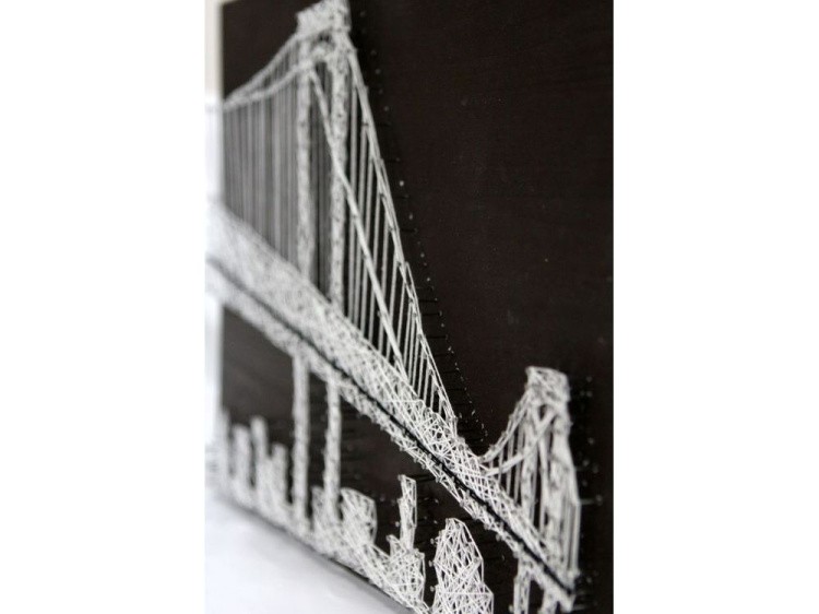 Набор для творчества STRING ART PREMIUM «Золотые ворота» — картинка 7