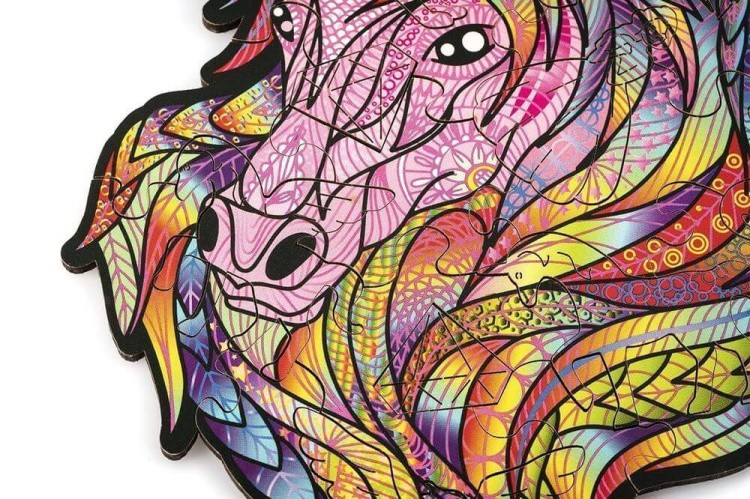 Деревянный пазл Wood Trick «Единорог: Розовое Небо» — картинка 5