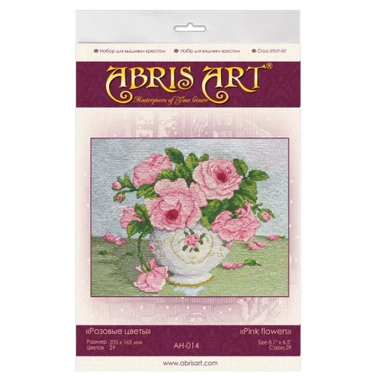 Набор для вышивания «Розовые цветы» — картинка 2
