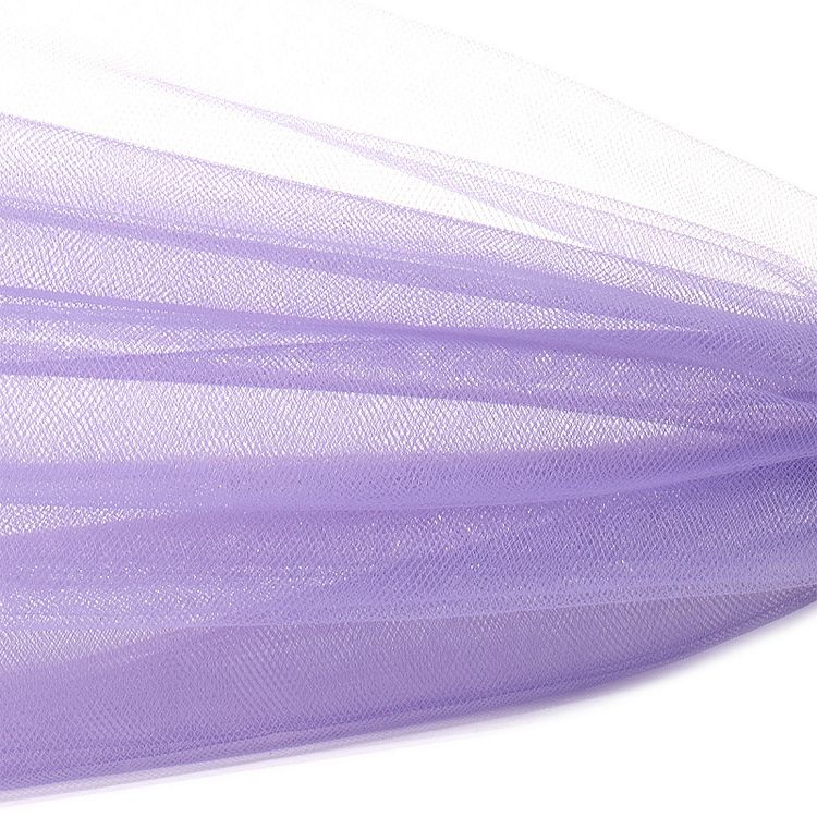 Еврофатин мягкий матовый Hayal Tulle, 5 м, ширина 300 см, 100% полиэстер, цвет: светло-сиреневый, Hayal — картинка 2