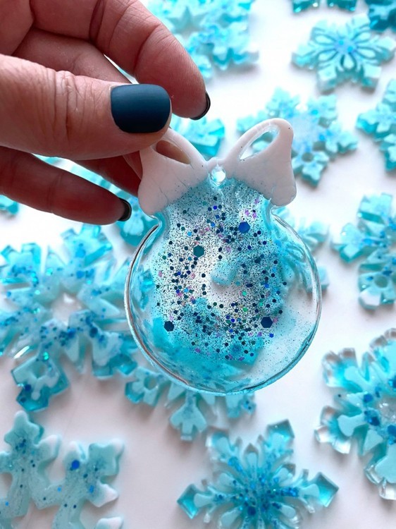 Набор для создания картины эпоксидной смолой Новогодний набор №5, Art Blong — картинка 4