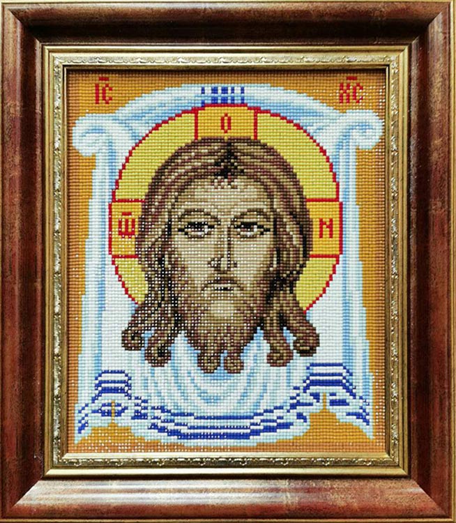 Алмазная вышивка «Спас Нерукотворный» — картинка 2