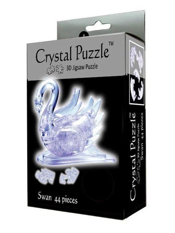 3D Головоломка «Лебедь белый», Crystal Puzzle — картинка 2