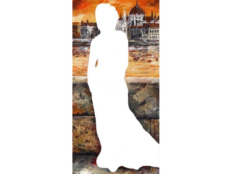 Алмазная вышивка «Леди в красном» — картинка 3