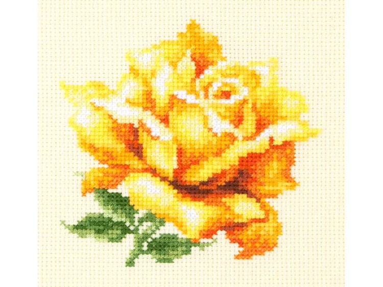 Набор для вышивания «Желтая роза»