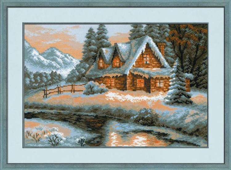 Набор для вышивания «Зимний пейзаж» — картинка 2