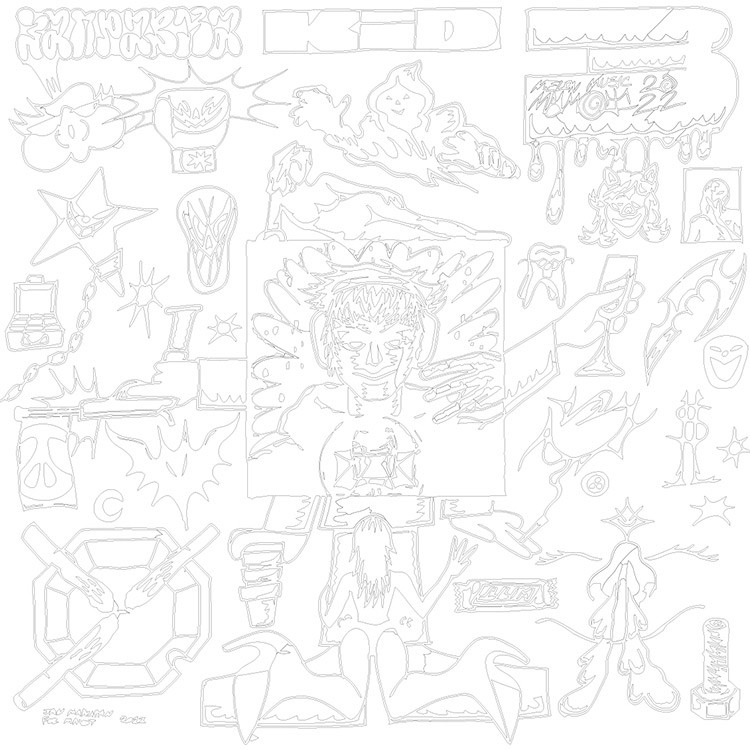 Картина по номерам «Mayot Майот Моет: альбом Заправка Кид 3» — картинка 3