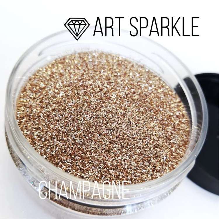 Глиттер мелкий Champagne, 50 г, Craftsmen.store — картинка 2