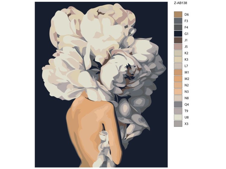Картина по номерам «Скромный букет» — картинка 2