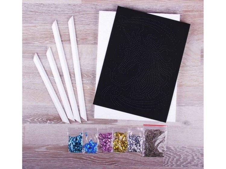 Мозаика из пайеток «Единорог» — картинка 2