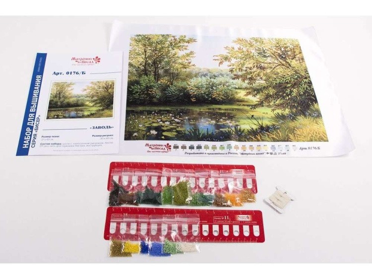 Набор вышивки бисером «Заводь» — картинка 3
