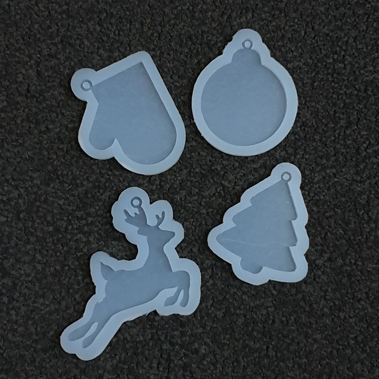 Молд силиконовый Новогодняя игрушка Шар, ResinArt — картинка 4