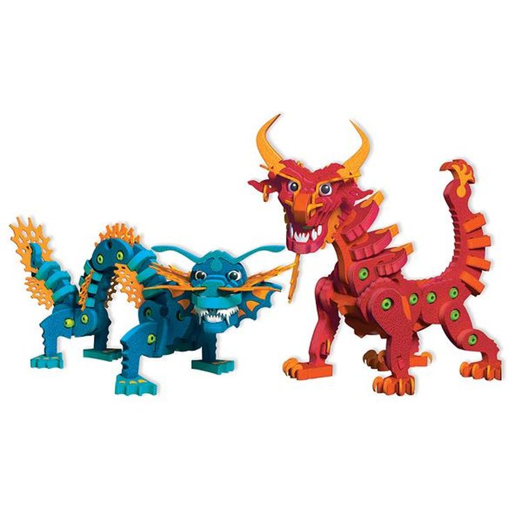 Конструктор Блоко «Драконы воды и огня» — картинка 4