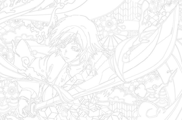 Картина по номерам «Клинок рассекающий демонов: Гию Томиока» — картинка 3