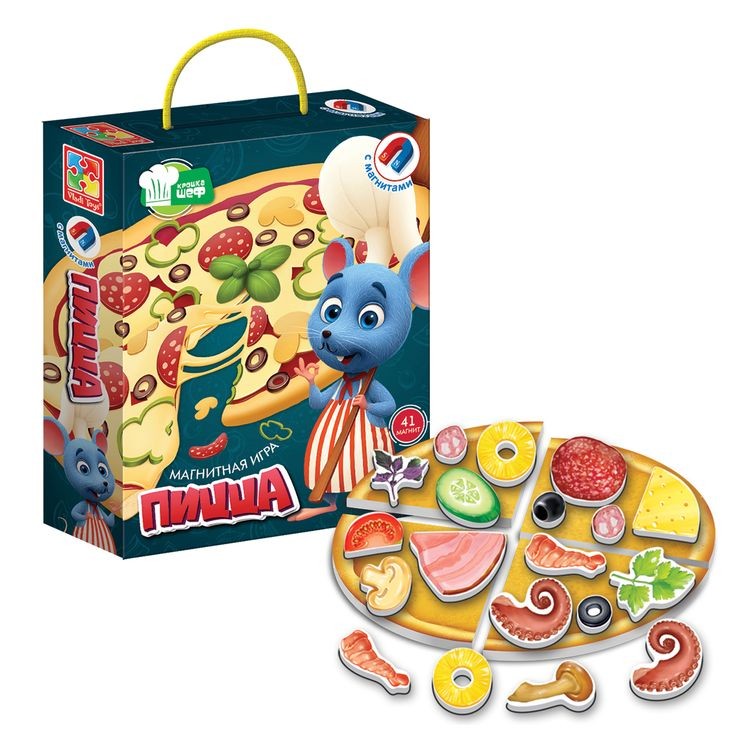 Настольная игра магнитная Крошка Шеф Пицца — картинка 3