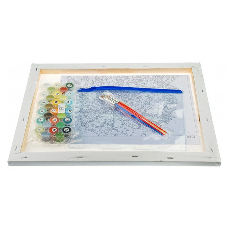 Картина по номерам «Зарянка» — картинка 3