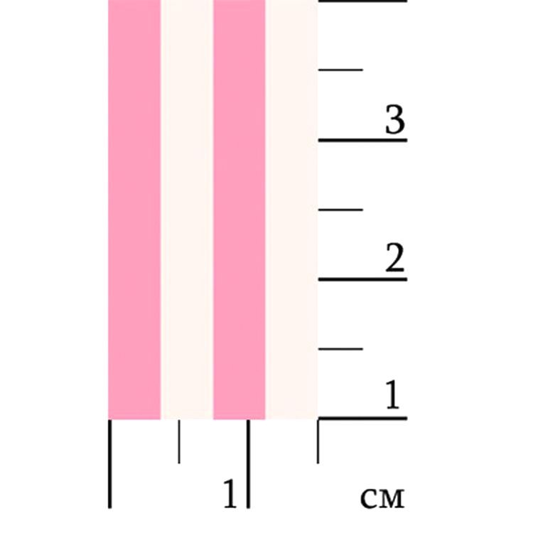 Ткань для пэчворка «БАБУШКИН СУНДУЧОК», 50x55 см, 140 г/м2, 100% хлопок, цвет: БС-28 полоска, ярко-розовый, Peppy — картинка 2