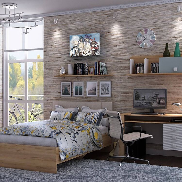 Картина по номерам «Геншин. Персонажи Геншин» — картинка 4